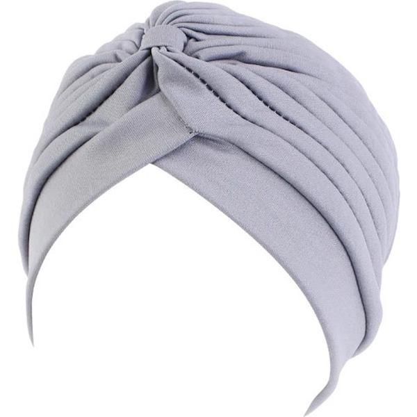 Hijab - Hodeplagg - Cellegiftlue - Islamsk - Turban - Lue - Grå