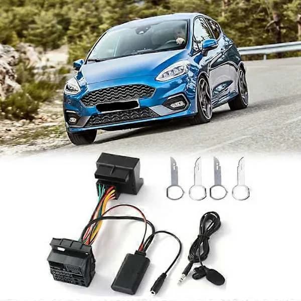 Bluetooth Aux-in Lydkabel Kabeladapter Holdbar til Mondeo Focus med Mikrofonlystilbehør