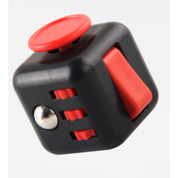 Fidget Cube - Rosa/Svart Prickig