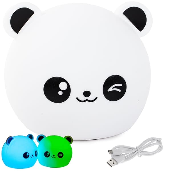 Trådlös RGB LED-lampa / Nattlampa med Touchfunktion - Panda
