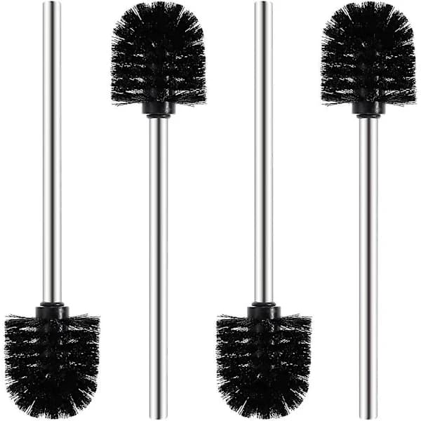Toalettborste, Svarta Toalettborstar (4-pack)