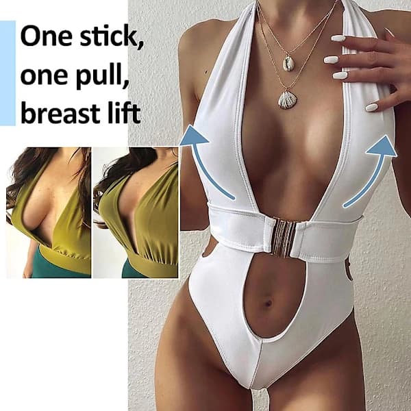 Bröstlyftstejp Rulle av Osynlig Push Up-tejp Bröstlyftstejp Självhäftande BH Kroppstejp