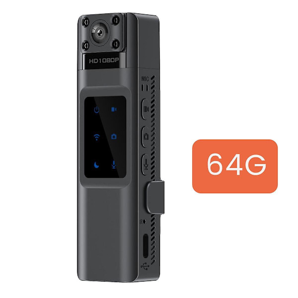 TS-1080p Mini Kamera Bevægelsesdetektering Bærbar Digital Wifi Videooptager Kropskamera Nattesyn Re