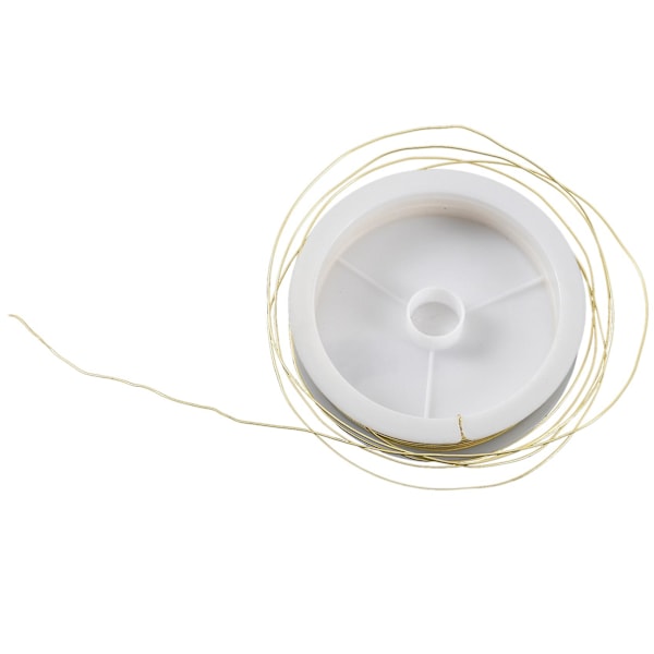 TS-2x Färgad Mässingstråd Guld 9m X 0.5mm