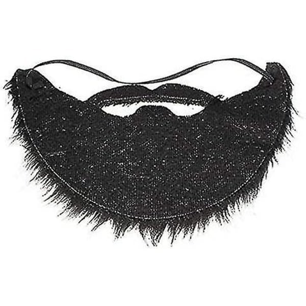 Svart Mustasch Rolig Kostym Party Man Halloween Skägg Påskfest Cosplay - Perfekt