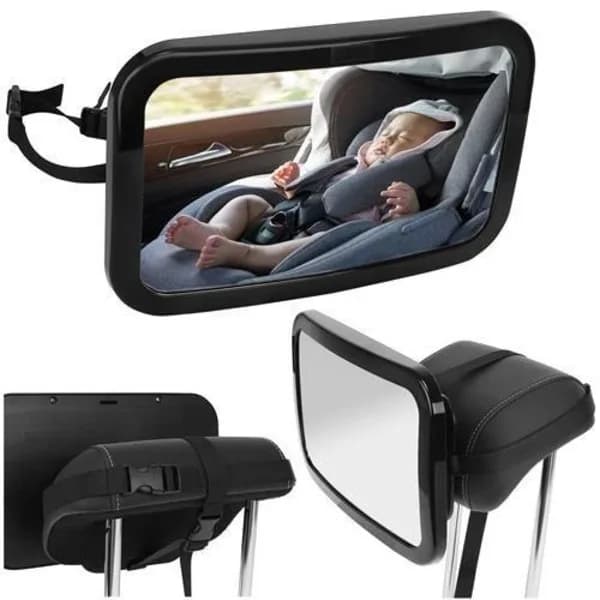 Turvaistuinpeili / Autopeili - Peili autoon lapsille, musta