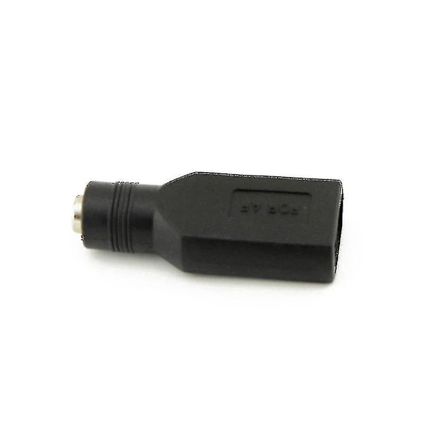 2023 - USB hun til 5,5 mm X 2,1 mm hun DC-strøm Oplader Adapterstik