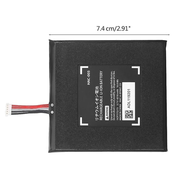 3,7V 4310mAh Hac 003 batteri för Switch spelkonsol Hac-003 Li-ion laddningsbara batterier med reparationsverktygssats