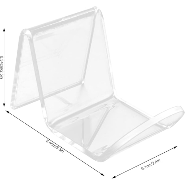 Veggmontert Holder for Spillkonsoll - Transparent