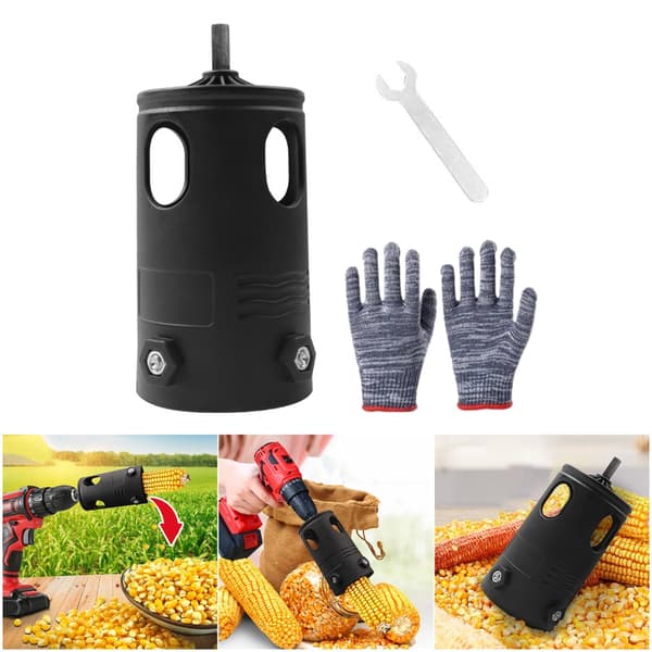 Automatic Corn Peeler Tool Nylon Structure Ideal for Home Gardens and Farmers