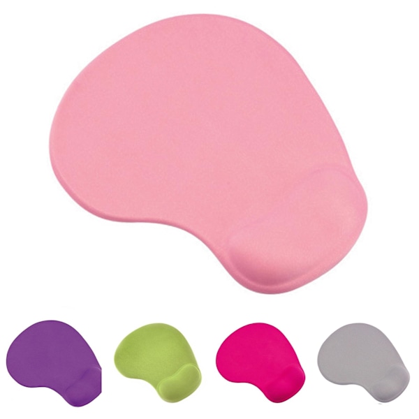 Pehmeä silikoninen hiirimatto ergonomisella rannetuella toimistoon