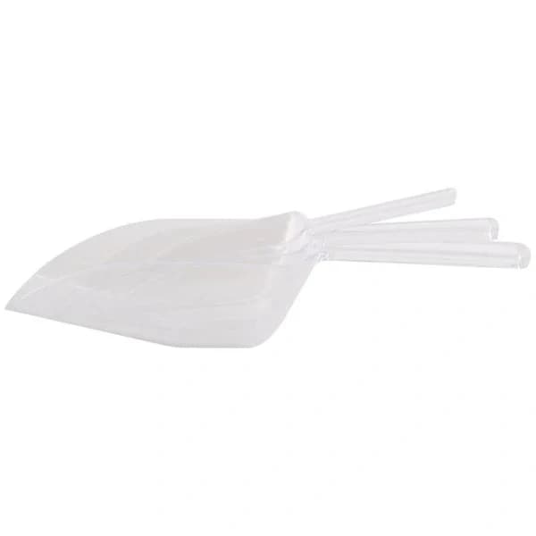 3-delt paletkniv-formet plastikskovl - Transparent