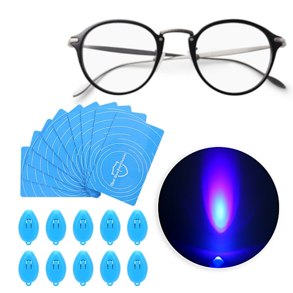 10 Set Professional Blue Light Test Detection Card Anti-Blue Light Generator