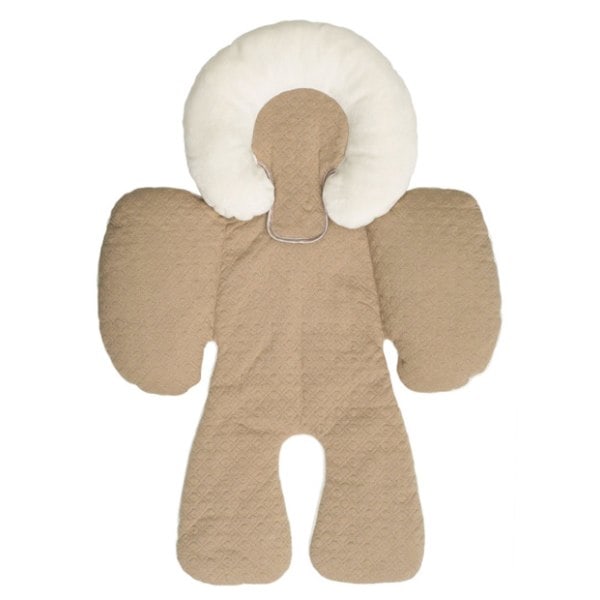 Babyvagns Sittdynor Axelvaddar Remmar Nackskydd Khaki