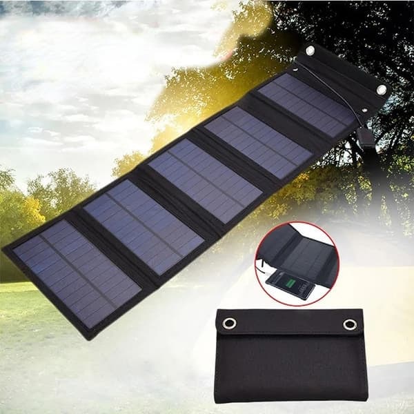 TS-Bærbar Solpanel 5V 1A