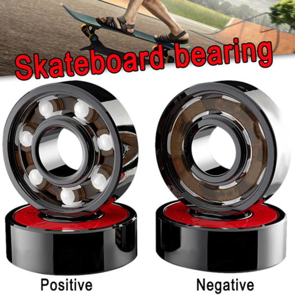 TS-16 stk. Keramiske Lejer Høj Hastighed Slidstærke Til Skate Skateboard Hjul