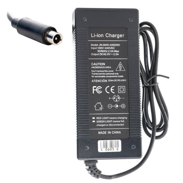 Lader for Xiaomi Scooter Elsparkesykkel - 42V 2A - M365, Pro 2, Essential