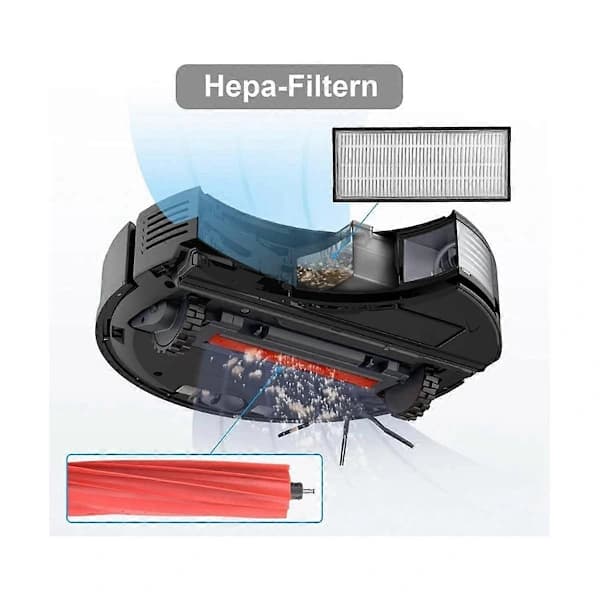 Tilbehørssett for S7 S7 Plus T7S T7S Plus G10 Robotstøvsuger Hovedbørste Sidebørste Moppeputer Hepa