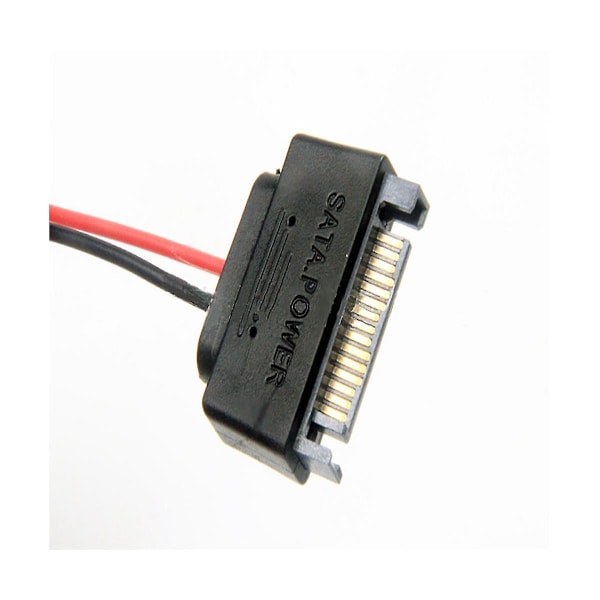 TS-10st Sata 15pin Hane Till 6pin Sata Kabel Sata 15 Pin Till 6 Pin Strömadapterkabel För Bärbar Dator Cdro