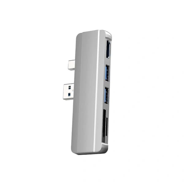 USB Hub 3.0 Dockingstasjon Splitter For Surface Pro 4 5 6 Hot Swappin