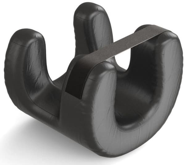Ergonomisk skönhetskudde, ortopedisk ansiktskudde i memoryskum för sido-, rygg- och magsovare, svart