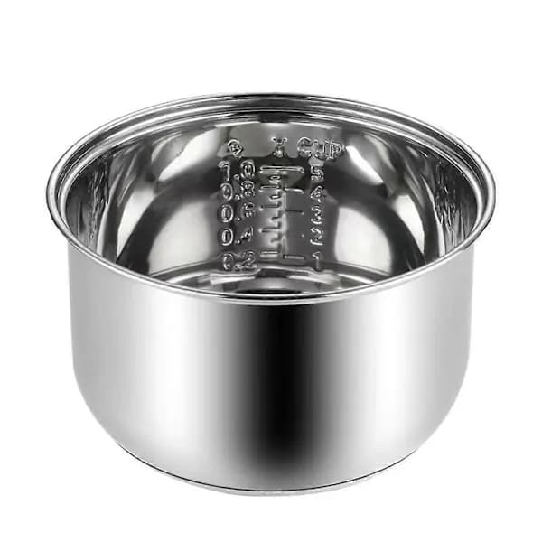 304 Rustfritt Stål Innerkjele for Riskoker Zojirushi NS-TSC10 (5,5 kopper) Multi-Cooker Erstatning
