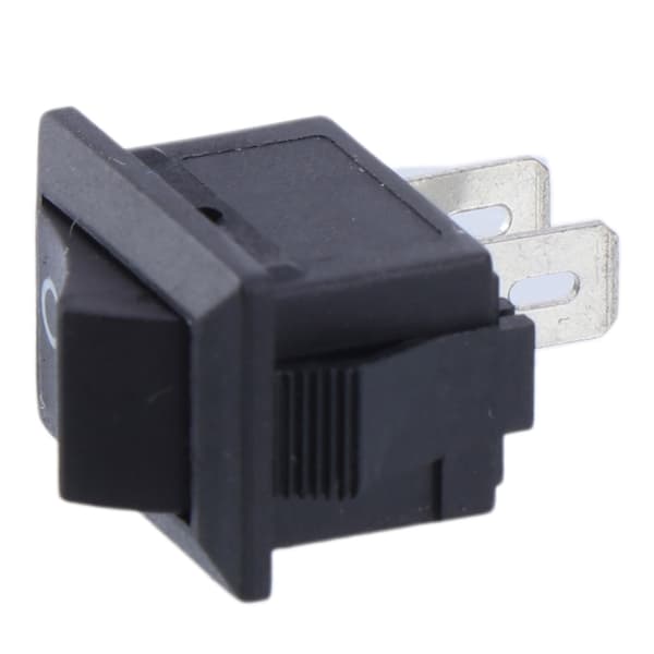 Svart Vit På/Av Rektangulär Vippströmbrytare Bil Båt Knapp KCD1-2Pin 250V 3A Ny