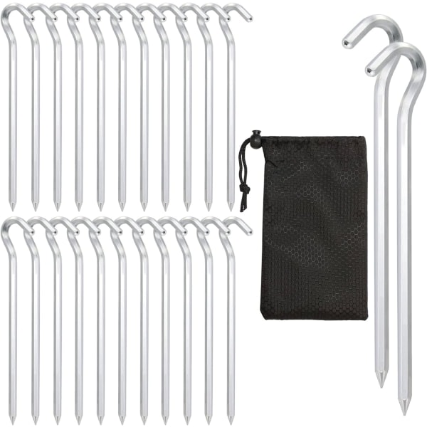 Teltplugger, 18 cm plugger camping, teltplugger sterke - Perfekt