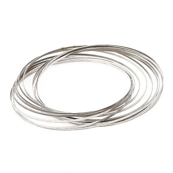 3d Magisk Leke Arm Slinky Toroflux Flippy Flux Flow Ringer Spinner Dynamisk Armbånd, Sølv