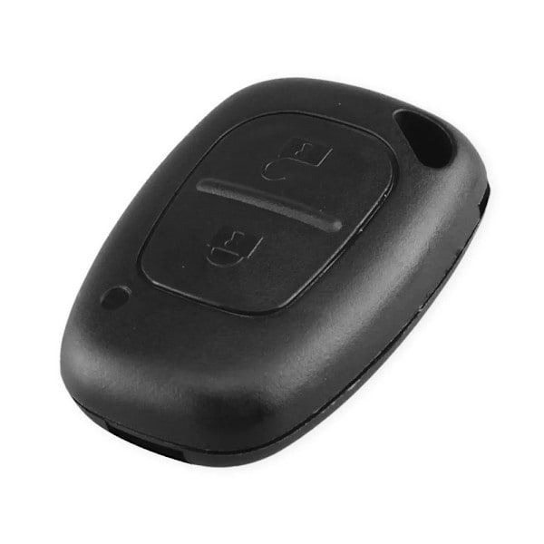 Fjernkontrollnøkkelhus 2 knapper for Renault Trafic Vauxhall Opel Master Vivaro Nissan Primastar Fob nøkkeldeksel uten blad