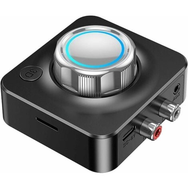 TS-Bluetooth 5.0 -vastaanotin, langaton Bluetooth-audioadapteri autoon aptX-LL -tekniikalla, alhainen latenssi, 3D-surround, 3,5 mm ja RCA-liitännät järjestelmälle