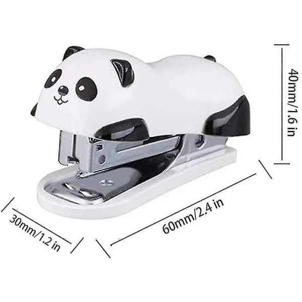 Tecknad söt röd panda häftapparat set nr 10