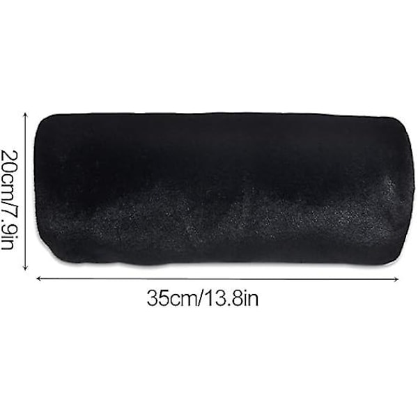 Falsk pels håndmuffer damer varme falsk pelsmuffer 20*35CM sort