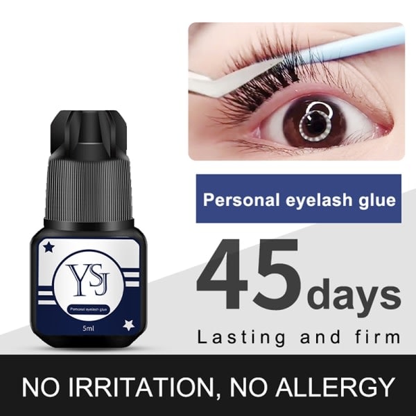 Semi-permanent ripsiliima Quick Dry Extension Graf Musta yksi koko