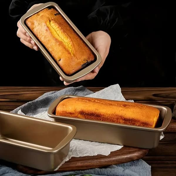 tsts--1 stk., Nonstick-brødform, brødform til brødbagning, bageforme til brød, toastform, rektangulær bageplade til ovnbagning af kager M