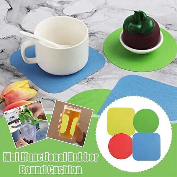 4-pack Burköppnare Greppdynor Gummiburköppnare Multifunktionell Burköppnare Q5Z