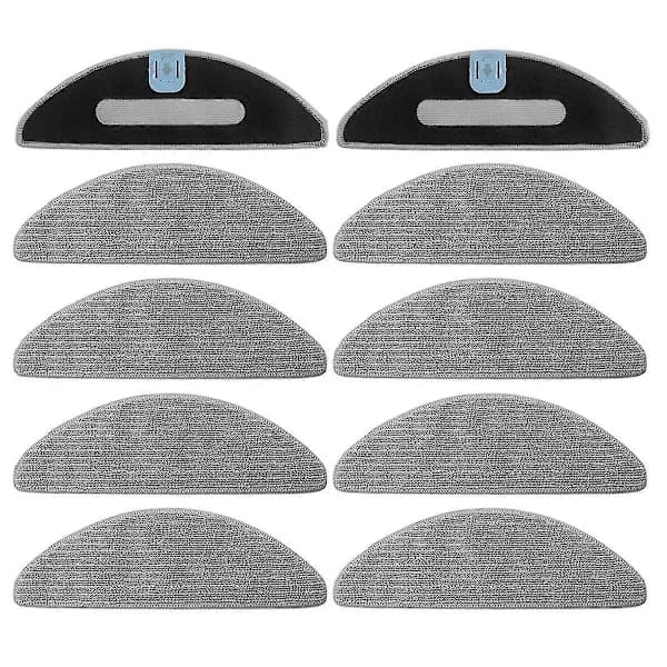 10 stk. Moppepuder til iRobot Roomba Combo I5, I5+, J5, J5+ Robotstøvsuger Mikrofiber Vaskbar Genanv