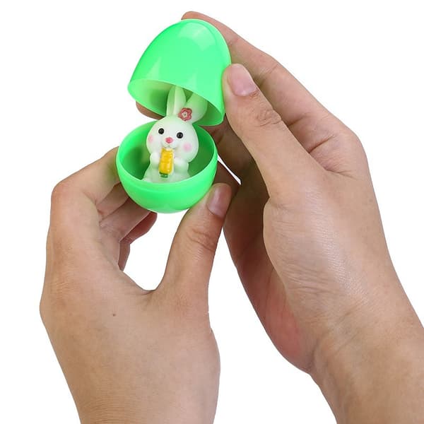 20 Pre-filled Easter Eggs Filled with Squishy Toys for Kids, Easter Eggs to Fill for Easter, for Easter Theme, Party, Hunt, Easter Baskets
