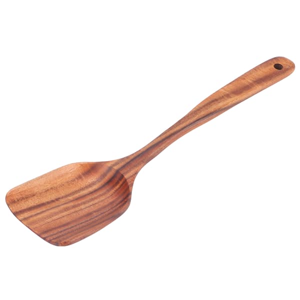 Wooden Spatula Long Handle Cooking Spatula NonStick Spatula Kitchen Utensil Kitchenware 0.2