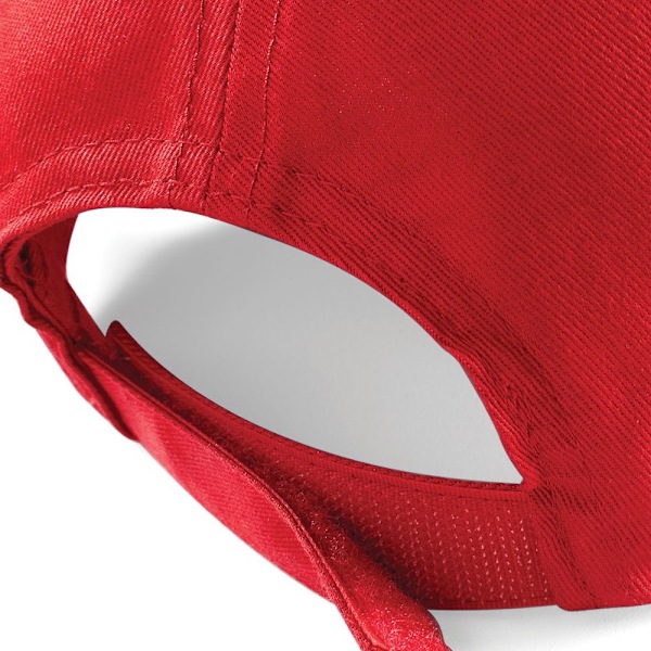 Beechfield Unisex Original 5-Panel Baseballcaps (2-pakning) Klar Rød Bright Red One Size
