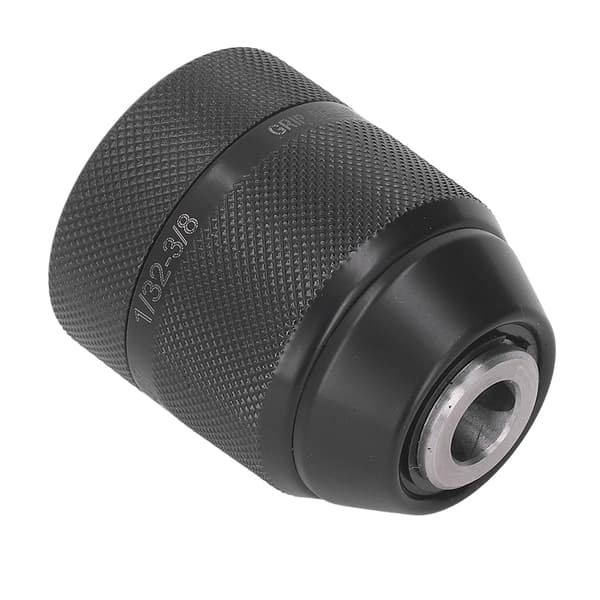 Selvstrammende borechuck 3/8-24UNF Montering Metall Nøkkelfri Chuck 0,8-10mm Spennvidde 0.2
