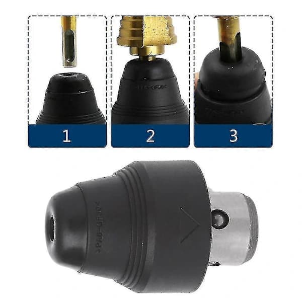 2 stk Festefikstur SDS Plus Borechuck For GBH2-26dfr GBH2-28dfv GBH4-32dfr Holdbart Rustfritt Stål