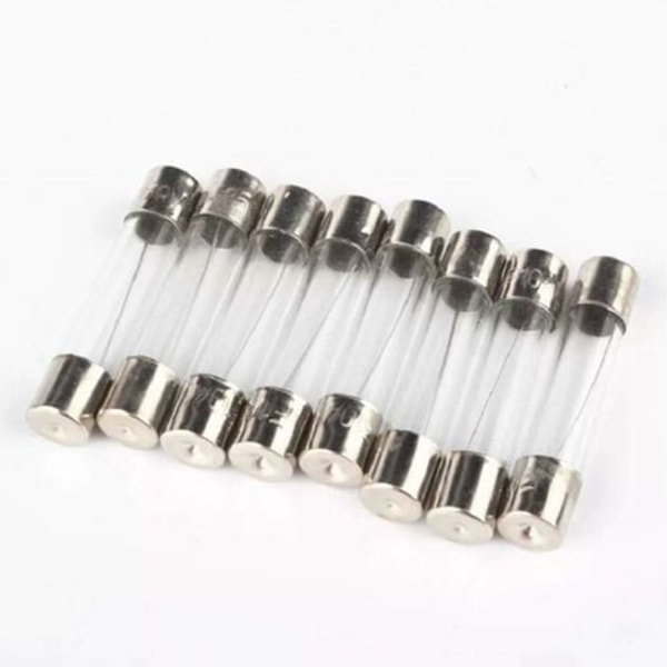 100 glasrörssäkringar 5x20mm i låda Säkring 0.2A 20A