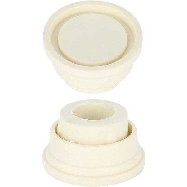 Gummibumper for bassengstiger, sett med to hvite stigebumpere for bassengstiger...