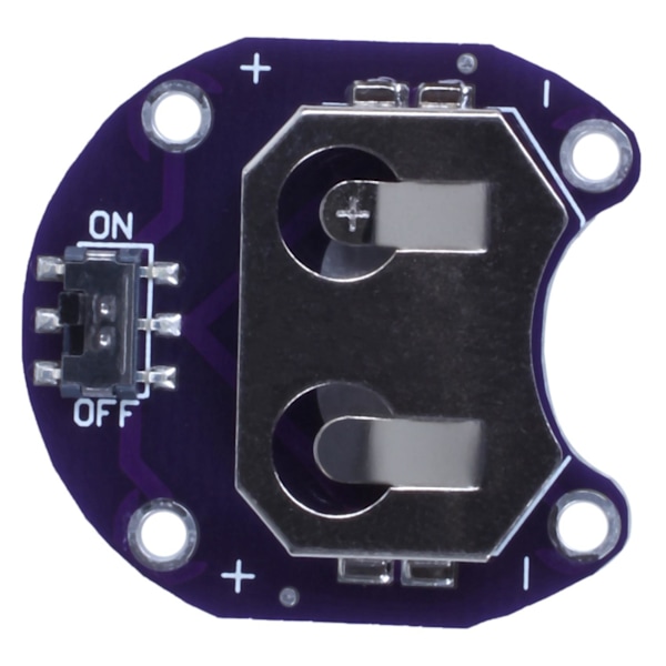 TS-10 X Myntcelle Batteriholder For Cr2032 - Med Bryter (2 Stk)