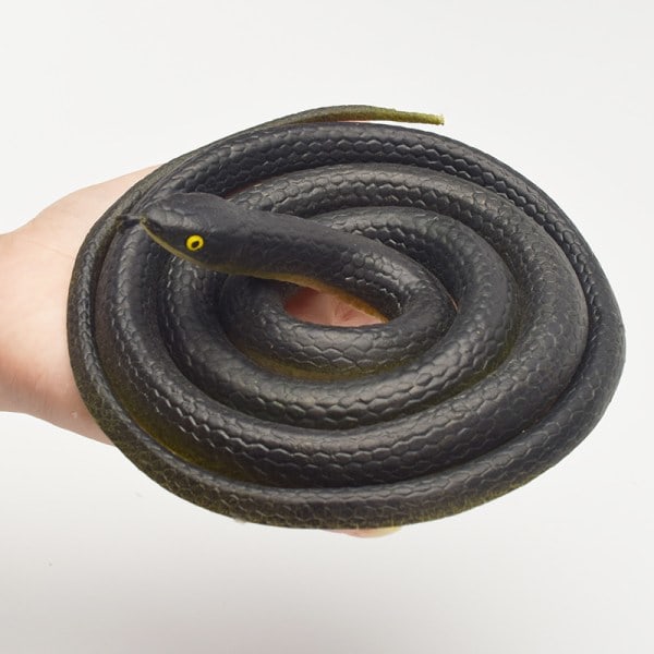 80cm Tricky Toy Realistiske falske slanger Gummi Hagedekorasjon Spøk Pr
