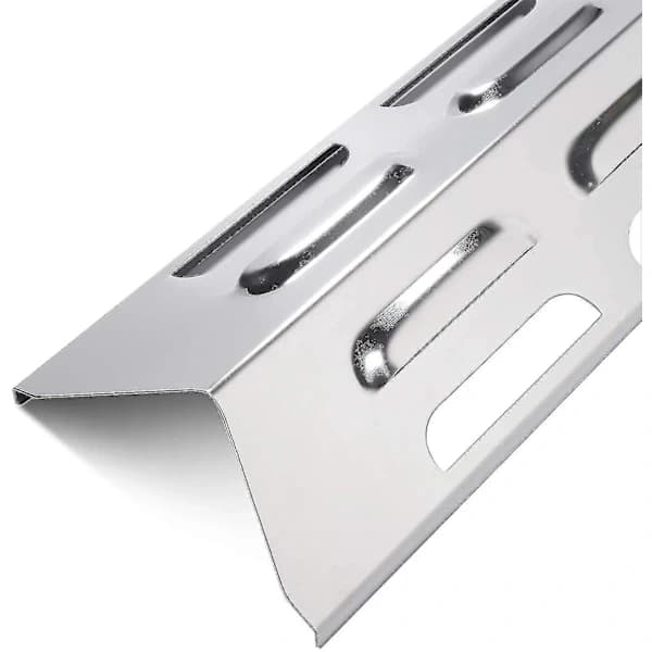 4-pak gasgrill varmeplade rustfrit stål varmeskjold erstatning til Kenmore Master Forge Perfect Flame 40,9 x 10 cm