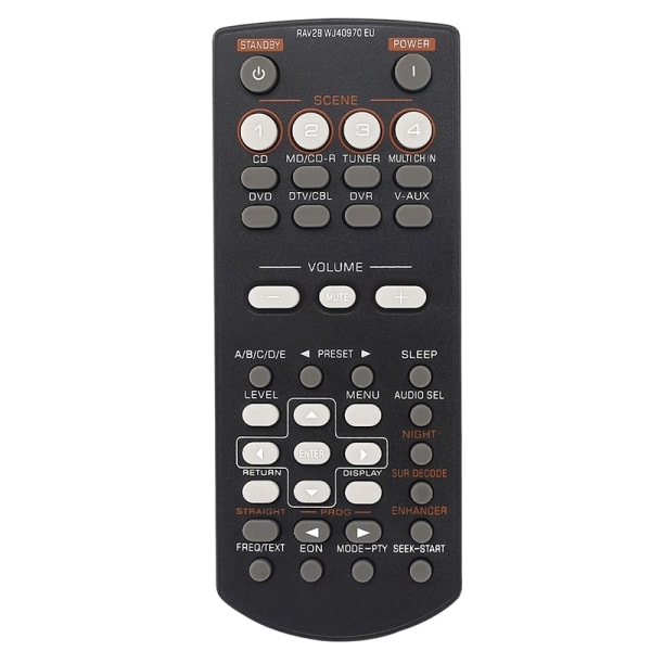 Fjernkontroll for YAMAHA AV-forsterker RAV28 WJ40970 EU - Perfet