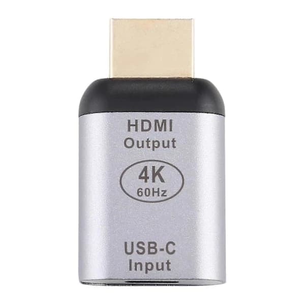 4K 60Hz USB 3.1 Type C Hun til HDMI Han Adapter Konverter til Macbook Chromebook Pixel