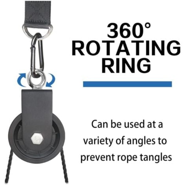 TS-2 stycken 90 MM Trissa för Kabel-Trissa för Fitness-DIY Tillbehör Lyfttrissa för Metallvajer Rep-Last 160 kg NPTERBL